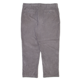 LL BEAN Mens Corduroy Trousers Grey Relaxed Straight W40 L30