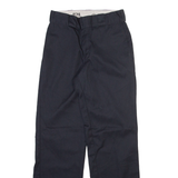 DICKIES 874 Workwear Mens Trousers Black Regular Straight W26 L28
