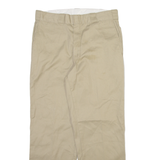 DICKIES Mens Trousers Beige Regular Straight W34 L30