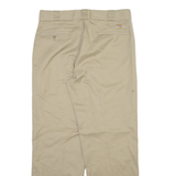 DICKIES Mens Trousers Beige Regular Straight W34 L30