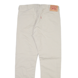 LEVI'S 519 Mens Trousers Beige Regular Tapered W32 L28