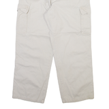 RALPH LAUREN POLO JEANS COMPANY Cargo Womens Trousers Beige Straight W34 L26