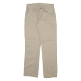 LEVI'S 514 Mens Trousers Beige Slim Straight W29 L30