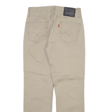 LEVI'S 514 Mens Trousers Beige Slim Straight W29 L30