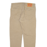 LEVI'S 512 Mens Trousers Beige Regular Tapered W29 L27