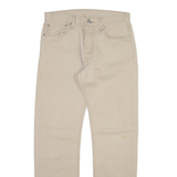 LEVI'S 501 Mens Trousers Beige Regular Straight W31 L32