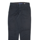 DICKIES Mens Trousers Black Regular Straight W34 L32