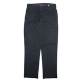 DICKIES Mens Trousers Black Regular Straight W34 L32