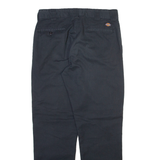 DICKIES Mens Trousers Black Regular Straight W34 L32