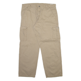 WRANGLER Cargo Mens Trousers Beige Relaxed Straight W36 L30