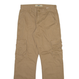 WRANGLER Cargo Mens Trousers Beige Relaxed Straight W30 L32