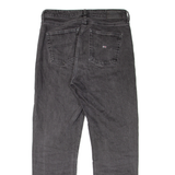 TOMMY HILFIGER Super High Rise Womens Jeans Grey Regular Straight W28 L27