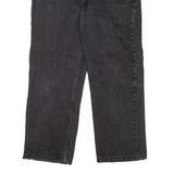 LEVI'S 516 Mens Jeans Black Slim Straight W32 L24