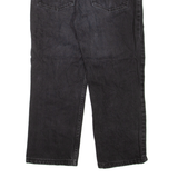 LEVI'S 516 Mens Jeans Black Slim Straight W32 L24