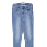 LEVI'S 710 Womens Jeans Blue Slim Skinny Stone Wash W25 L30