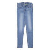 LEVI'S 710 Womens Jeans Blue Slim Skinny Stone Wash W25 L30