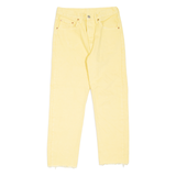 LEVI'S 501 Jeans Womens Yellow Regular Straight W27 L26