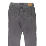LEVI'S 501 BIG E Jeans Womens Grey Regular Straight Stone Wash W33 L30