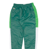 LACOSTE Womens Joggers Green Tapered S W30 L30