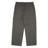 BLACK AND BROWN Mens Track Pants Green Straight XL W26 L32