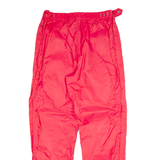 MASTERS Womens Track Pants Red Straight M W34 L33