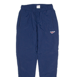 REEBOK Mesh Lined Mens Joggers Blue Tapered XS W26 L30