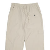 CHRIS LINE CASUAL Womens Track Pants Beige Straight 2XL W36 L27