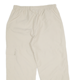 CHRIS LINE CASUAL Womens Track Pants Beige Straight 2XL W36 L27