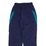 ADIDAS Mesh Lined Mens Track Pants Blue Straight S W24 L28