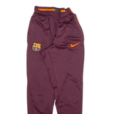 NIKE Mens Sweatpants Maroon Skinny S W26 L28