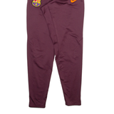 NIKE Mens Sweatpants Maroon Skinny S W26 L28