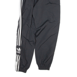 ADIDAS Womens Joggers Black Tapered UK 8 W24 L28