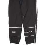 UMBRO Mesh Lined Mens Joggers Black Tapered S W32 L29