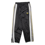 SUBITO Mens Track Pants Black Straight S W28 L28