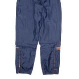 Mens Track Pants Blue Straight XL W24 L30