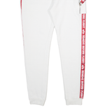 ALPHA INDUSTRIES Womens Joggers White Tapered M W32 L29