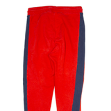 REEBOK Mens Joggers Red Tapered S W32 L27