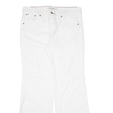 TOMMY HILFIGER Womens Jeans White Relaxed Bootcut W34 L30