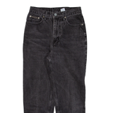 CALVIN KLEIN JEANS Womens Jeans Black Regular Tapered W24 L24