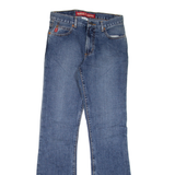 GUESS JEANS Womens Jeans Blue Regular Bootcut W24 L30
