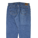 RALPH LAUREN POLO JEANS COMPANY Customised Painted Mens Jeans Blue Straight W40 L30