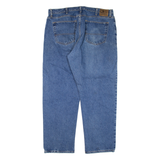 RALPH LAUREN POLO JEANS COMPANY Customised Painted Mens Jeans Blue Straight W40 L30