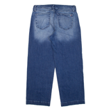 TOMMY HILFIGER Crop Womens Jeans Blue Regular Wide-Leg W28 L24
