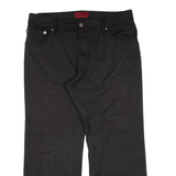 PIERRE CARDIN Mens Trousers Grey Relaxed Straight W38 L28