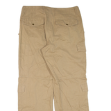 GLOBAL FUNK Womens Trousers Beige Loose Straight W37 L31