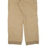 GLOBAL FUNK Womens Trousers Beige Loose Straight W37 L31
