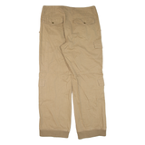 GLOBAL FUNK Womens Trousers Beige Loose Straight W37 L31