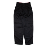 Womens Trousers Black Loose Tapered W29 L31