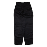 Womens Trousers Black Loose Tapered W29 L31