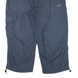 MAMMUT Cropped Womens Trousers Blue Relaxed Straight W34 L21